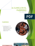 Historia Clinica en El Puerperio