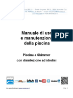 manuale uso e manutenzione piscina a skimmer con disinfezione ad idrolisi