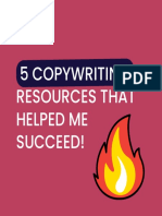 5 Copywriting Resources That Helped Me Succeed!
