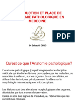 1- Place de la Pathologie en Médecine