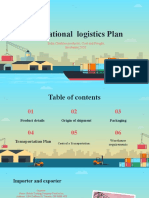 International Logistics Plan