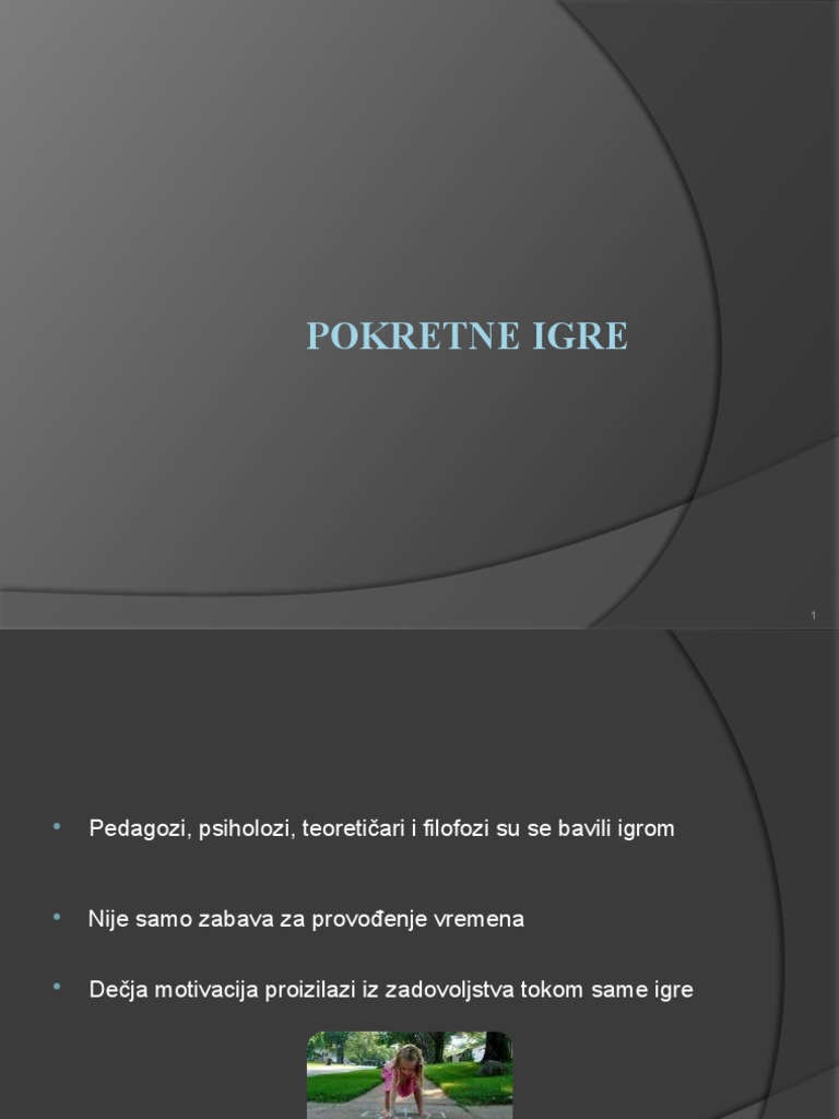 Pokretne Igre Podela | PDF