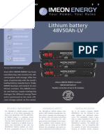 Datasheet IMEON Battery EN BA V4E