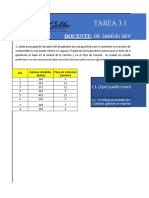 Tarea 3-1 Analisis de Regresion