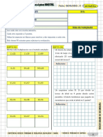 3° Sesión-Evaluación Escrita