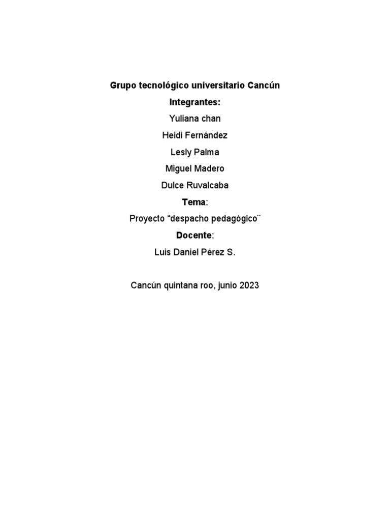 Proyecto consultorio pdf creatividad inclusi n educaci n 