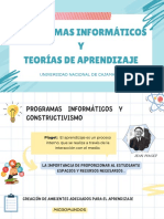 Programas Informáticos y Teorías de Aprendizaje