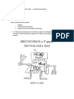 5º Grado ¿ QUE ES LA TECNOLOGIA ?