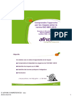 (AFNOR) 2016 - Présentation - Risques Vs ISO 9001 Nouméa