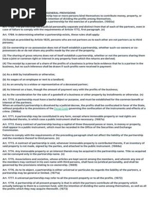 Contract of Partnership