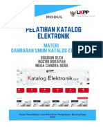 Materi Gambaran Umum Katalog Elektronik