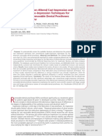 Comparison Between Altered Cast Impression and Conventional SingleImpression Techniques For Distal Extension Removable Dental Prostheses A Systematic Review.