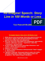 Reimagine Speech 100 Wds 010606