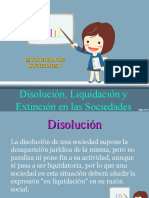 Disolucion y Extincion de Sociedades