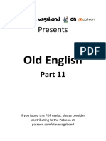 Old English Part 11