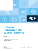 Informe Indicativo Del Salario Docente 1 Trimestre 2023