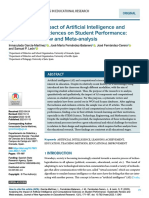 Analysing The Impact of Artificial Intelligence and Computational Sciences On Student Performance: Systematic Review and Meta-Analysis