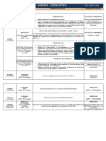 Agenda Legislativa - Marzo 15