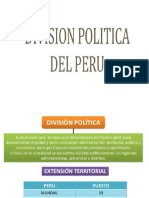 División Politica Del Perú