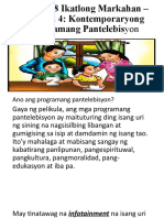 Filipino 8 Ikatlong Markahan - Modyul 4