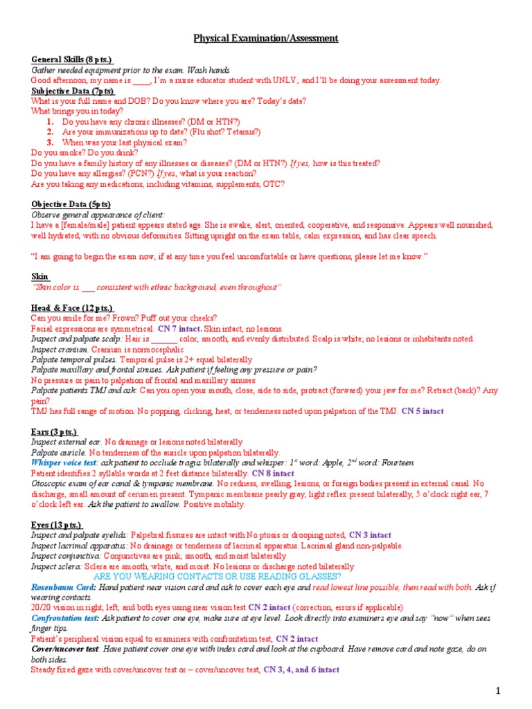 Complete Assessment Script Updated | PDF