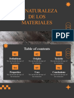 Naturaleza de Los Materiales