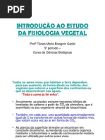 IntroduçãoFisiologiaVegetal