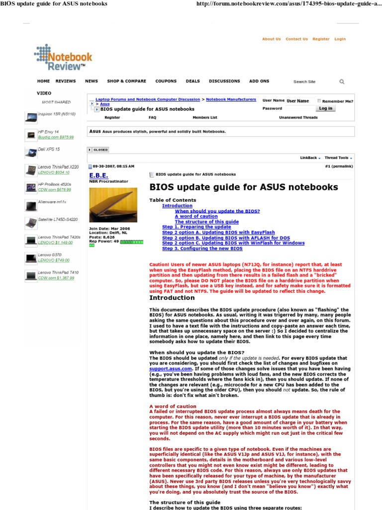 Asus Winflash Utility