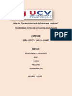 Año Del Fortalecimiento de La Soberanía Nacional