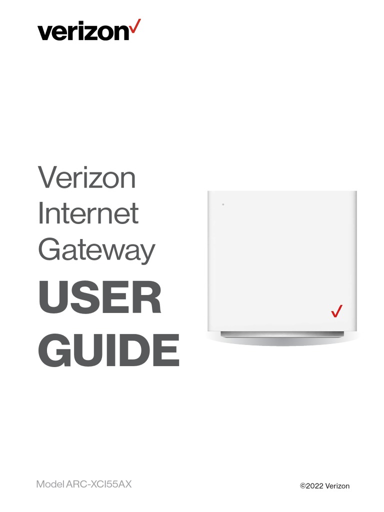 Verizon Gateway Arc Xci55ax User Guide Download Free PDF