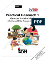 Practical Research 1 Module 8 REVISED
