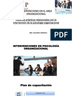 INTERVENCIONES  EN PSICOLOGIA ORGANIZACIONAL 2018 II.