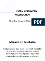 Manajemen Kesehatan Masyarakat - KM