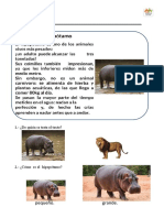 LUNES 5 DE Junio ARTÍCULO INFORMATIVO Hipopótamo