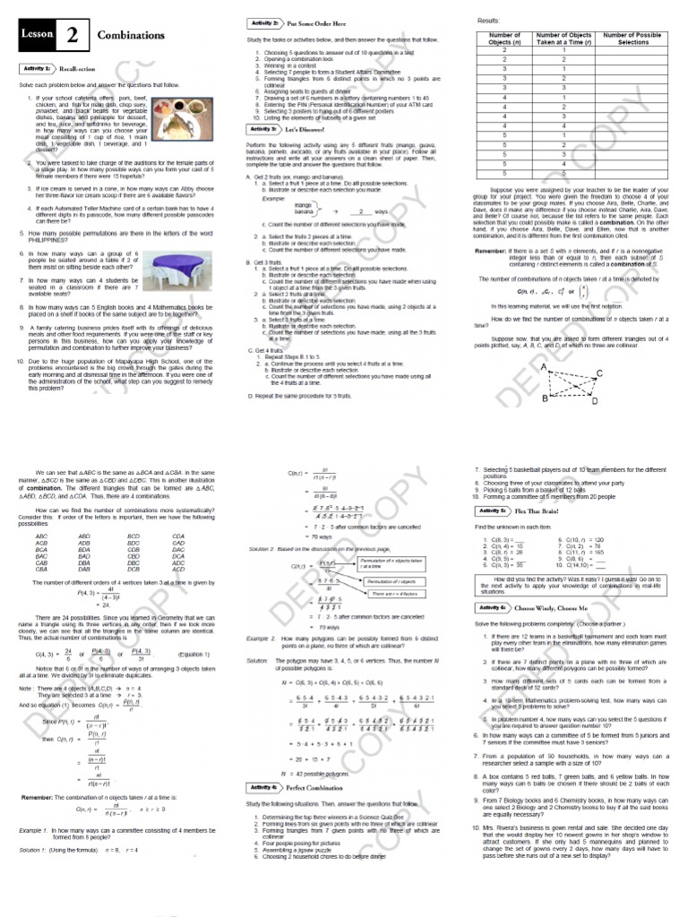G10 Math HandOut5 | PDF