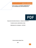 Avance Propuesta de Investigacion (Planteamiento Del Problema, Objetivos, Justificacion, Referencias)