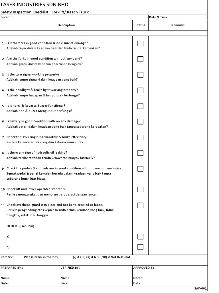 Forklift & Reach Truck | PDF