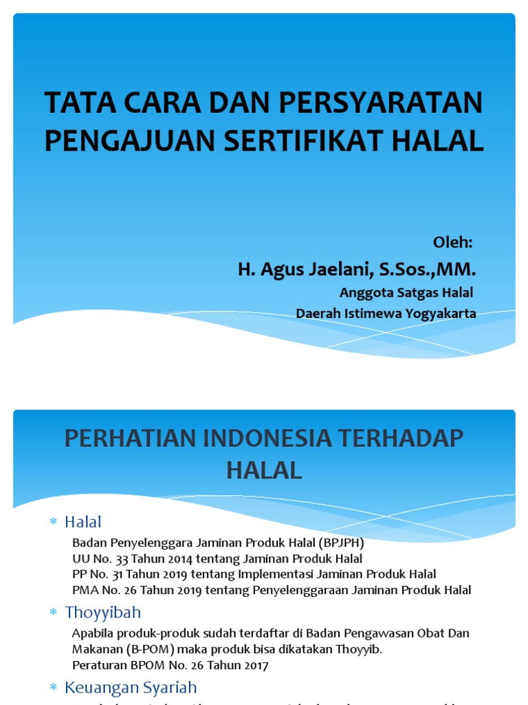 Proses Sertifikasi Halal di Babel