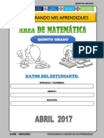 Matematica 5° Abril