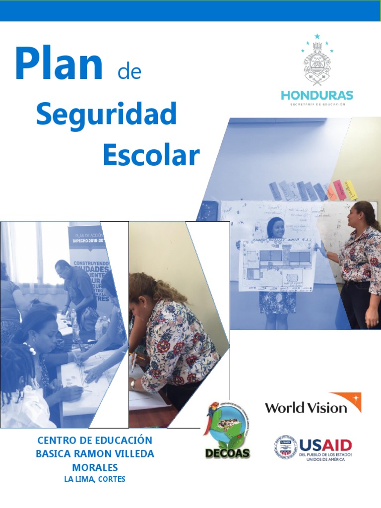 Plan de Seguridad Escolar 2024 | PDF | Valores | Honduras