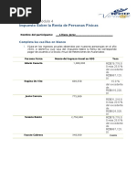 Formato IR-6 para Retenciones Mensuales | PDF | Depreciación | Impuestos