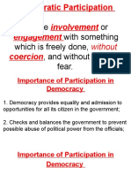 Importance of Participation in Democracy