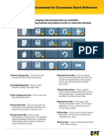 Cat Production Measurement For Excavators Quick Reference - Aexq1533 - Low - Payload - Sytem - Instructions