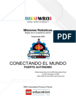 Misiones Roboticas Senior de WRO 2023