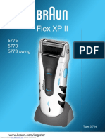 BRAUN 5770 electric shaver