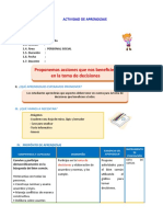 D3 A3 SESION PS. Proponemos Acciones Que Nos Beneficien en La Toma de Decisiones