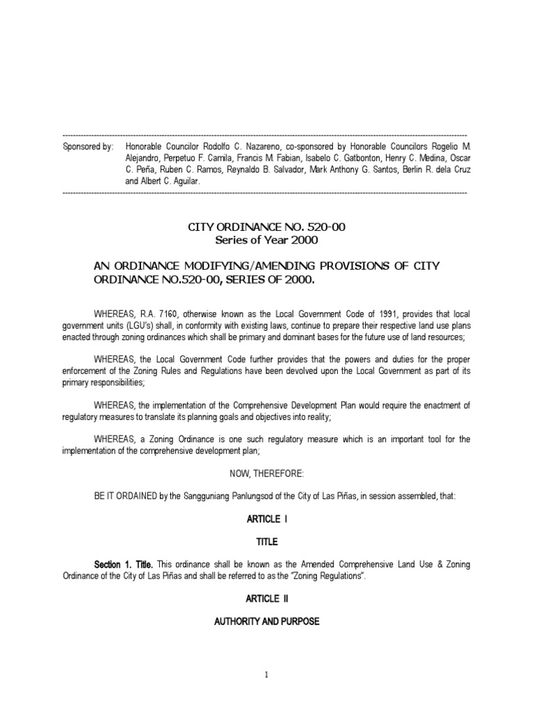 2000 Zoning Ordinance PDF