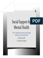 Psycho Social Support