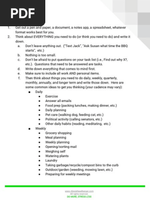 4.2+Brain+Dump+-+Time+Management+Course+Worksheet