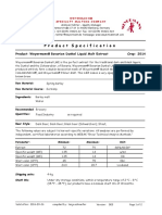 Weyermann® Bavarian Dunkel Liquid Malt Extract - Specification - 2014
